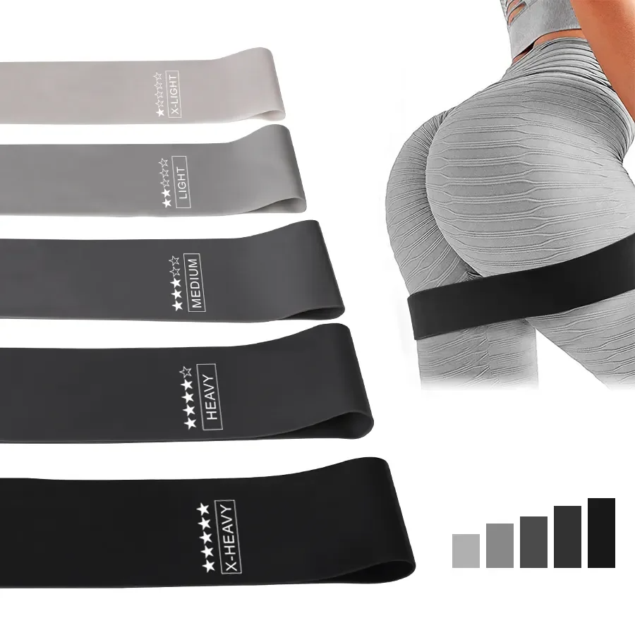 Crossfit Workout Gear - 5 Bandas de Resistencia de Diferentes