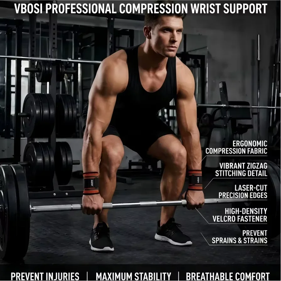 VBOSI Muñequeras Ajustables co - Crossfit Workout Gear reseña y precio