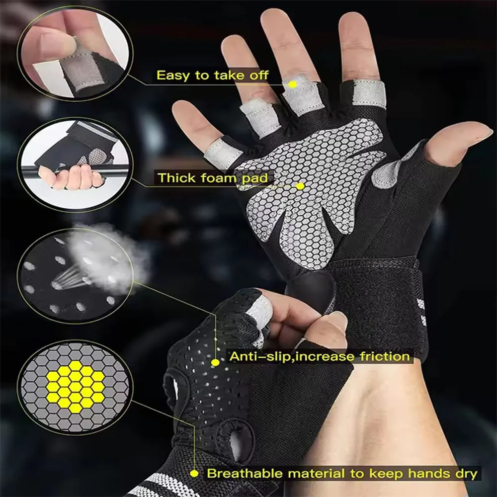 1 par de guantes de gimnasio d - Crossfit Workout Gear reseña y precio