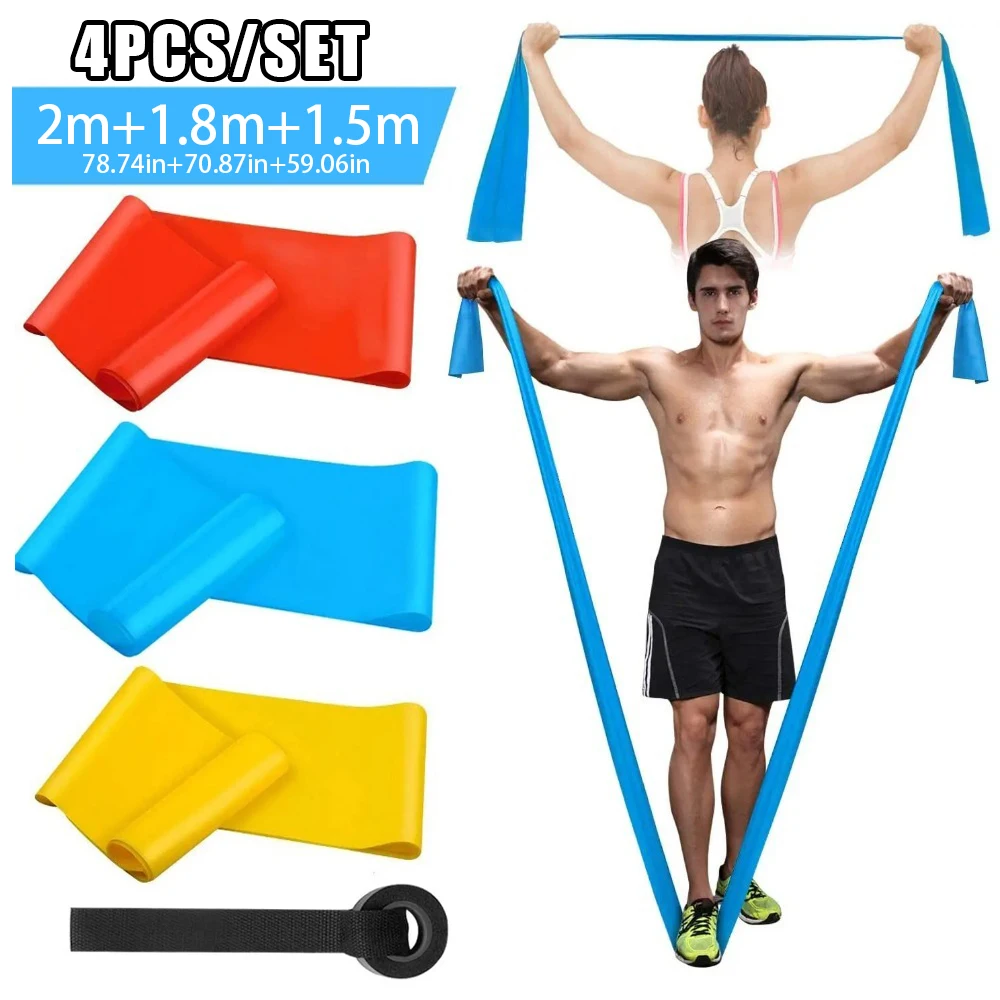 4 unids/set bandas elásticas d - Crossfit Workout Gear reseña y precio